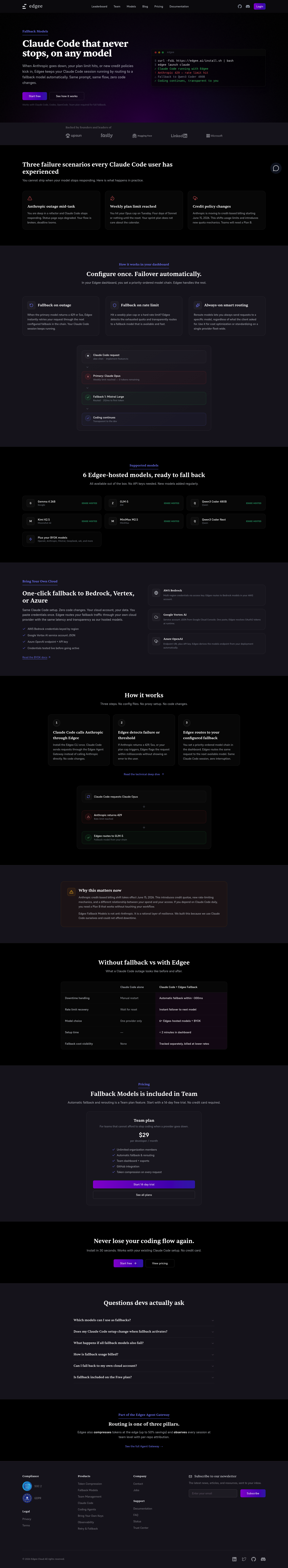 Edgee Fallback Models screenshot