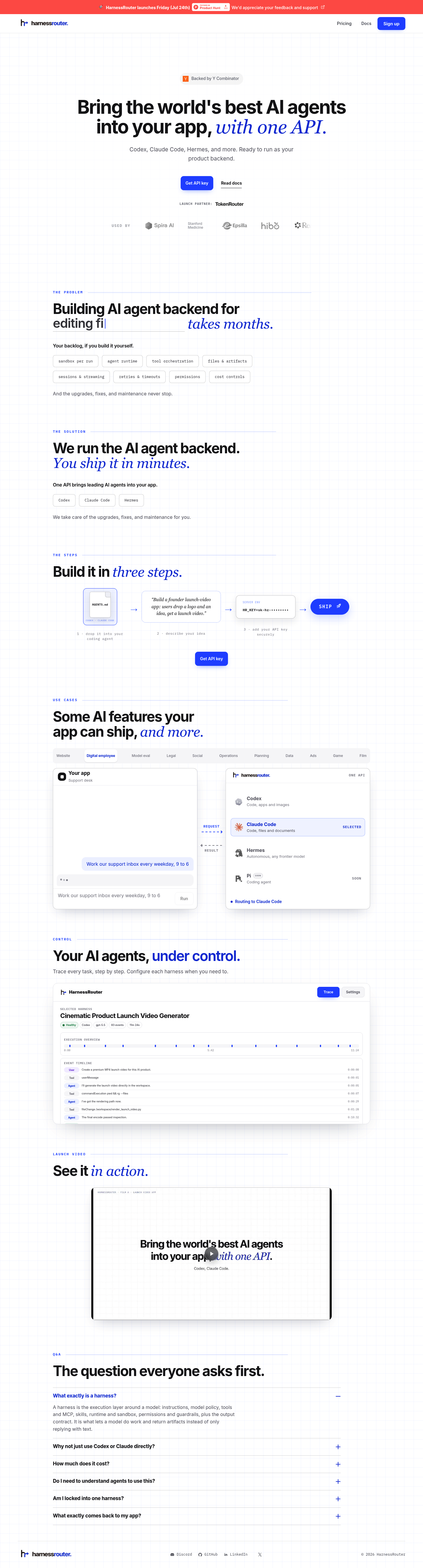 HarnessRouter screenshot