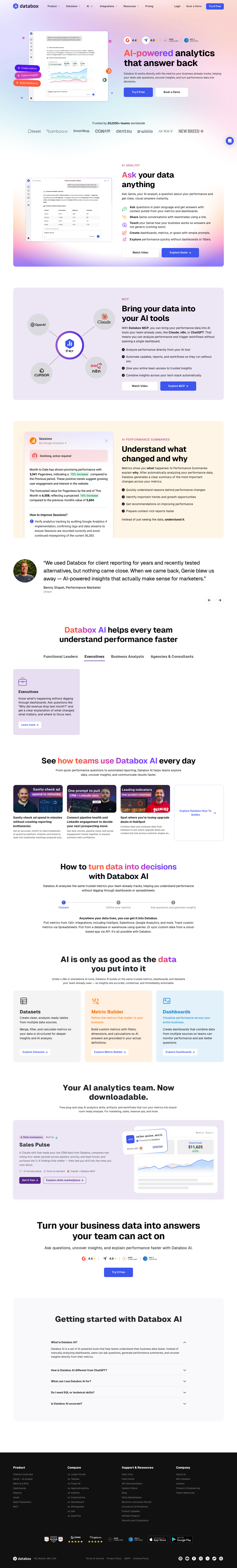 Artifacts by Databox screenshot
