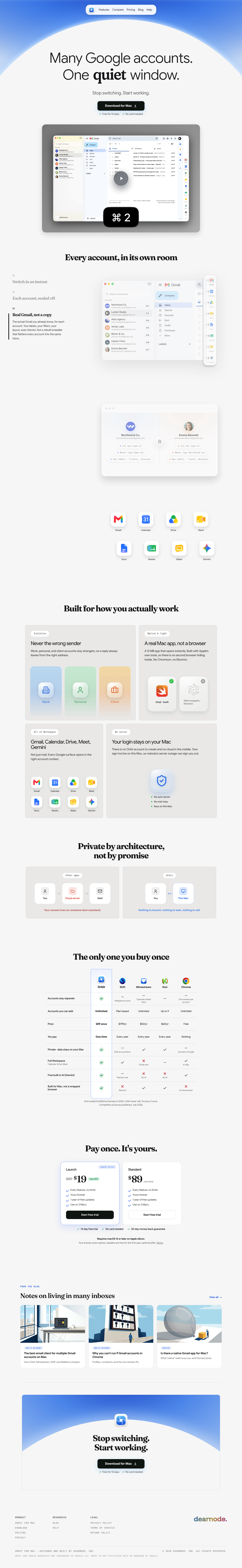 Orbit for Mac screenshot