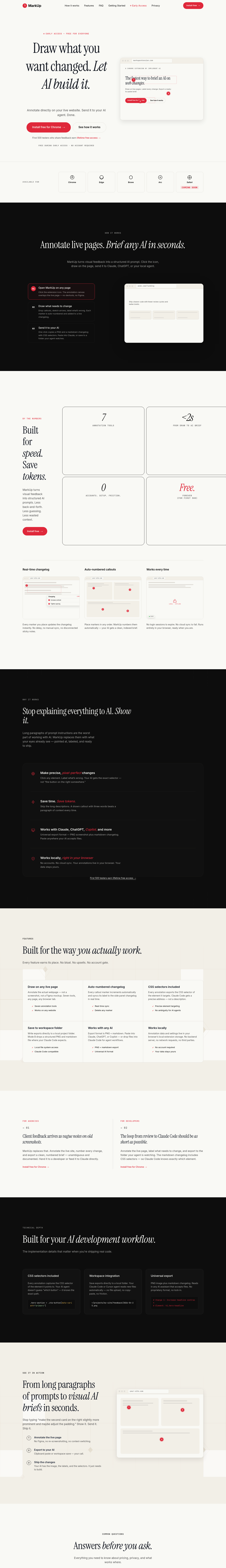 MarkUp screenshot