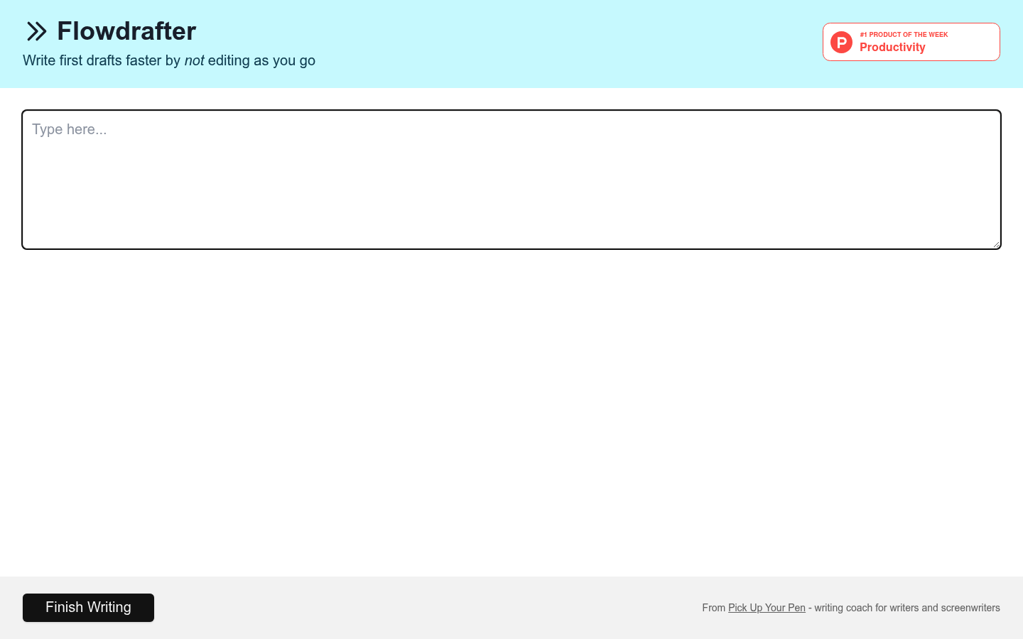 Flowdrafter screenshot