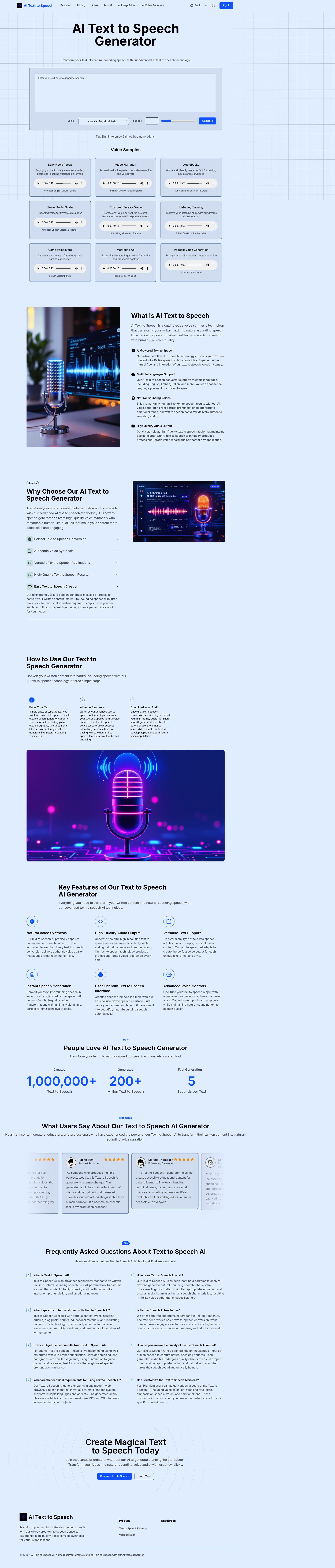 AI Text to Speech screenshot