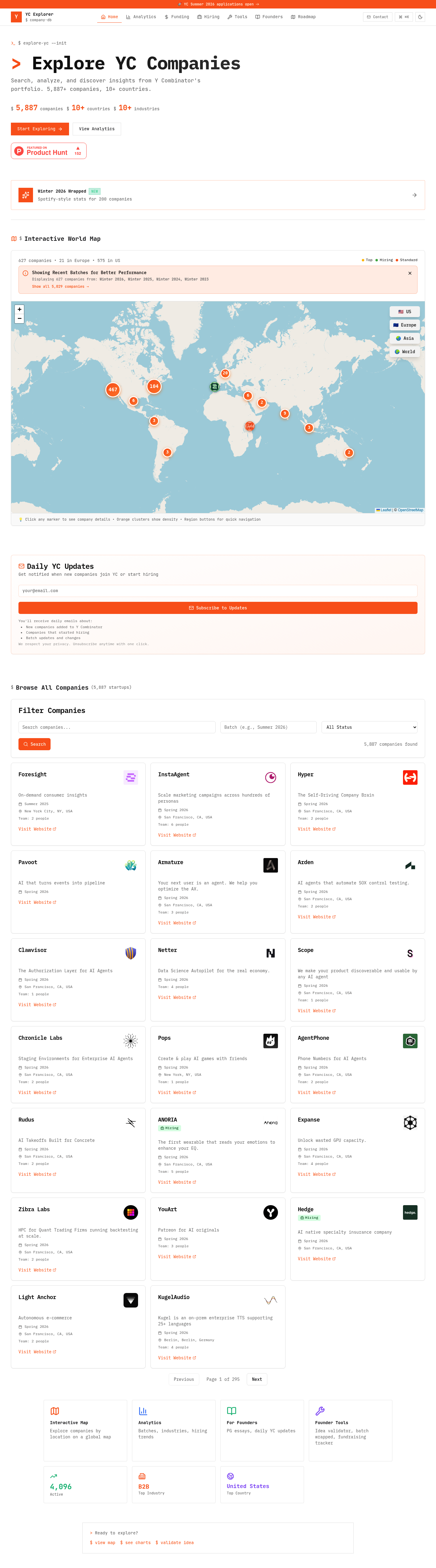 ExploreYC  screenshot