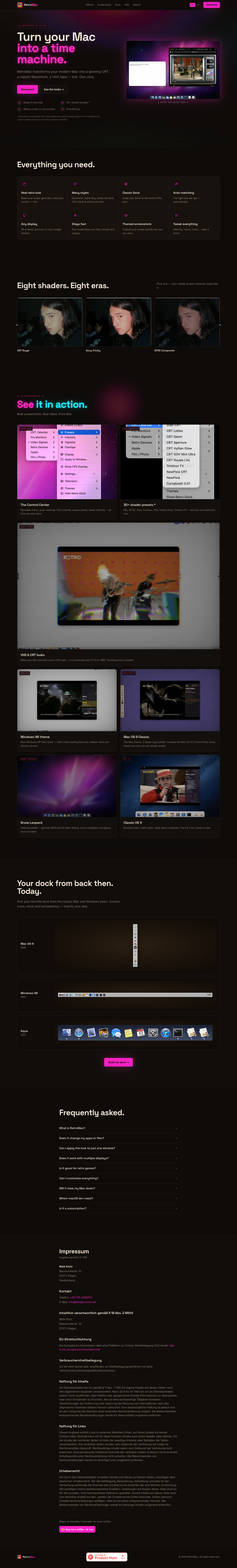 RetroMac screenshot