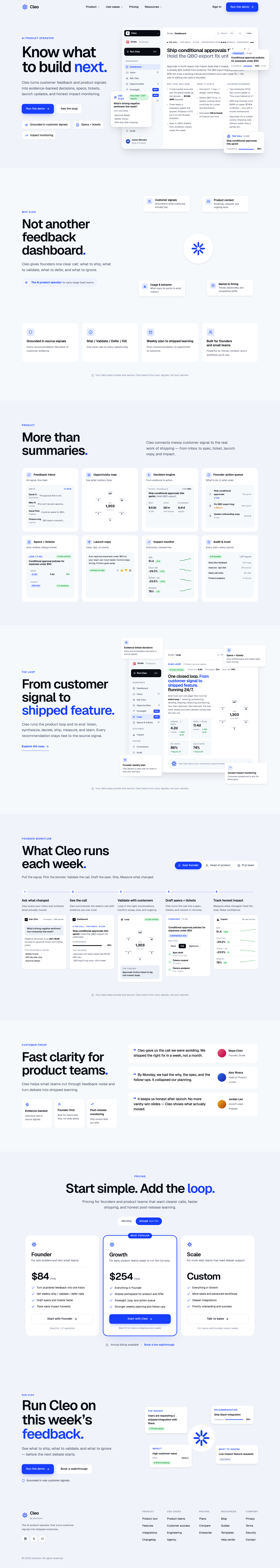 Cleo AI screenshot