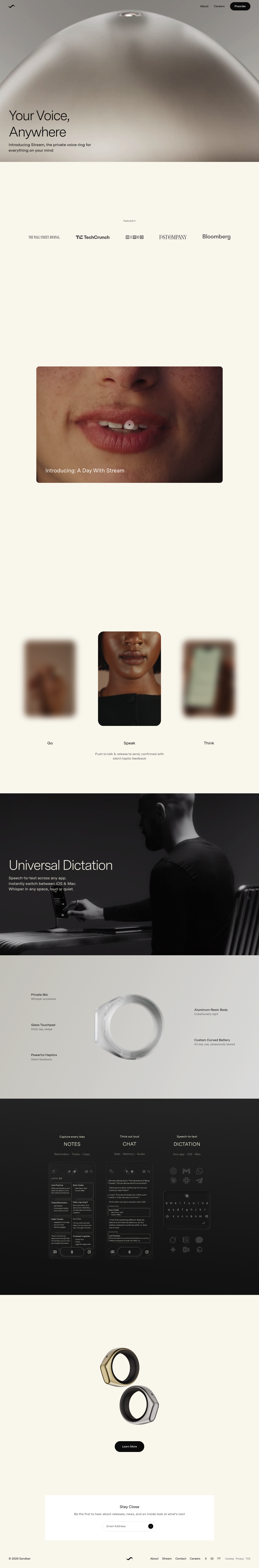 Universal Dictation on Stream screenshot