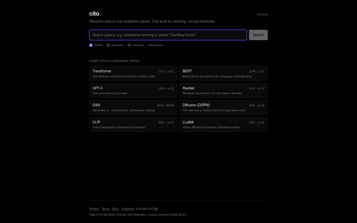 Cito screenshot