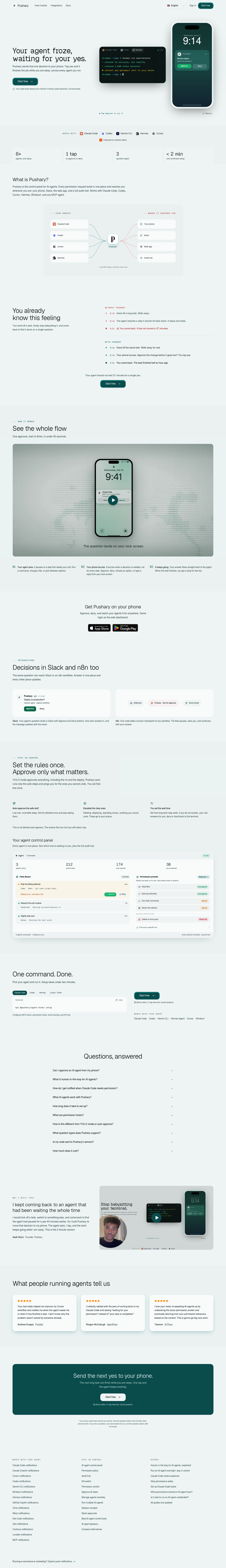 Pushary screenshot