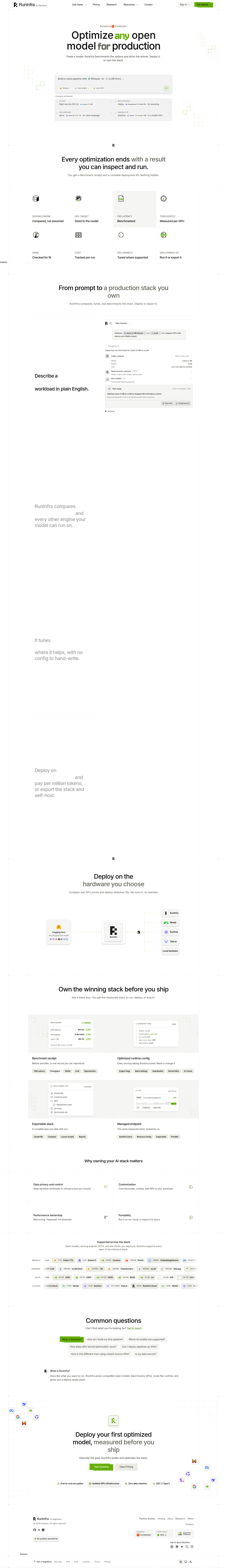 RunInfra screenshot