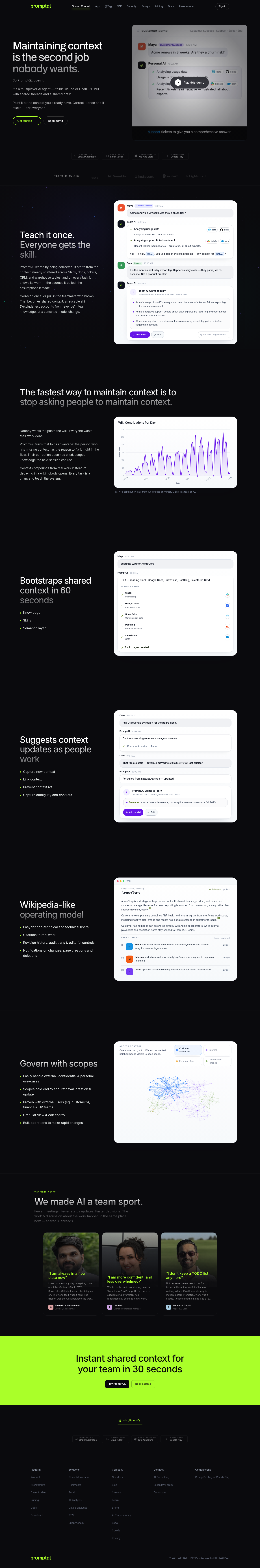 PromptQL screenshot