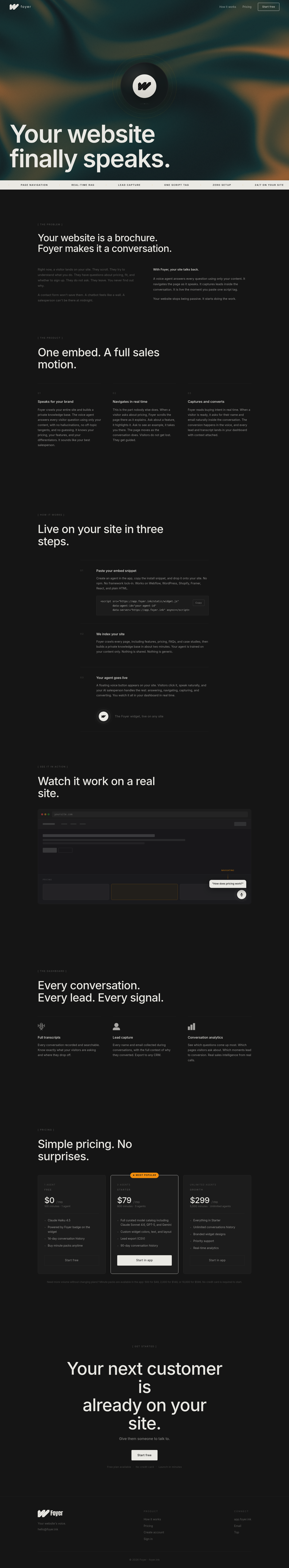 Foyer screenshot
