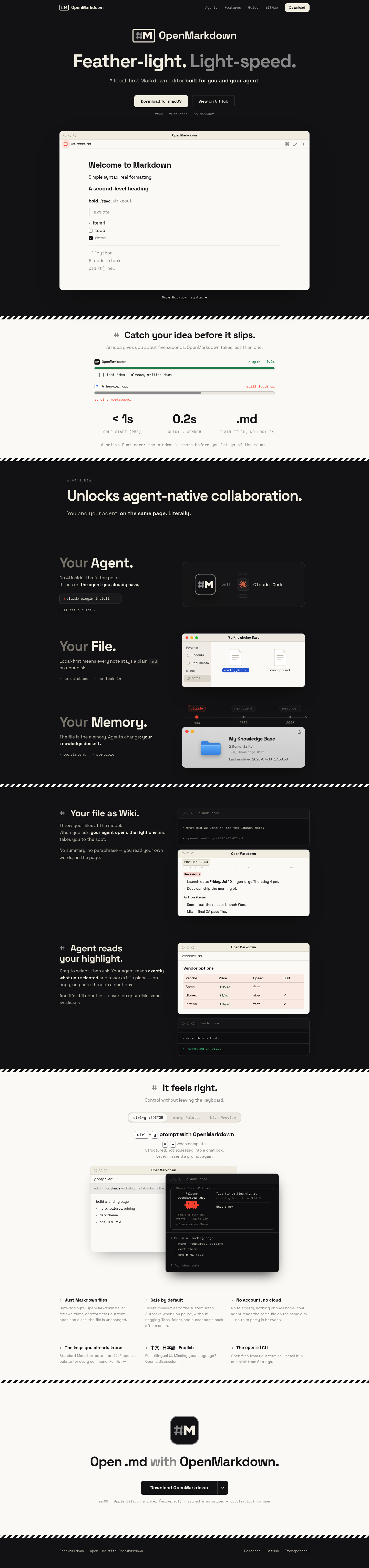 OpenMarkdown screenshot