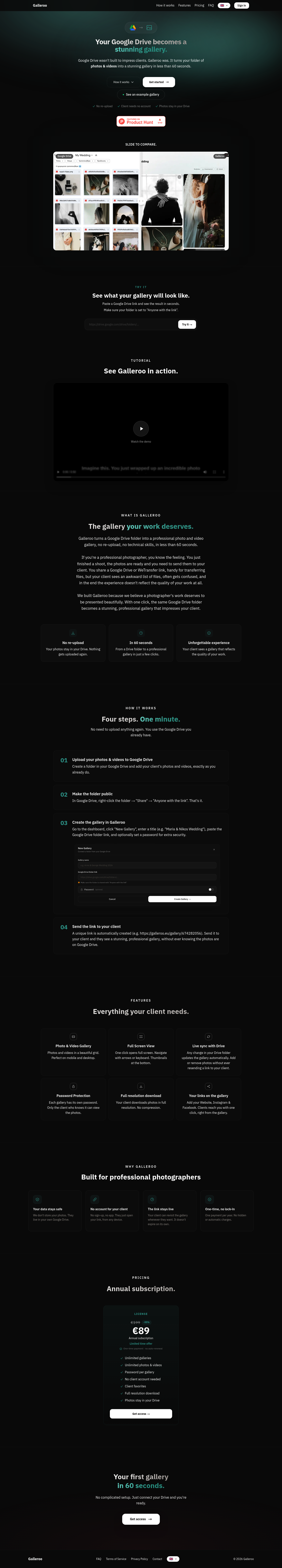 Galleroo screenshot