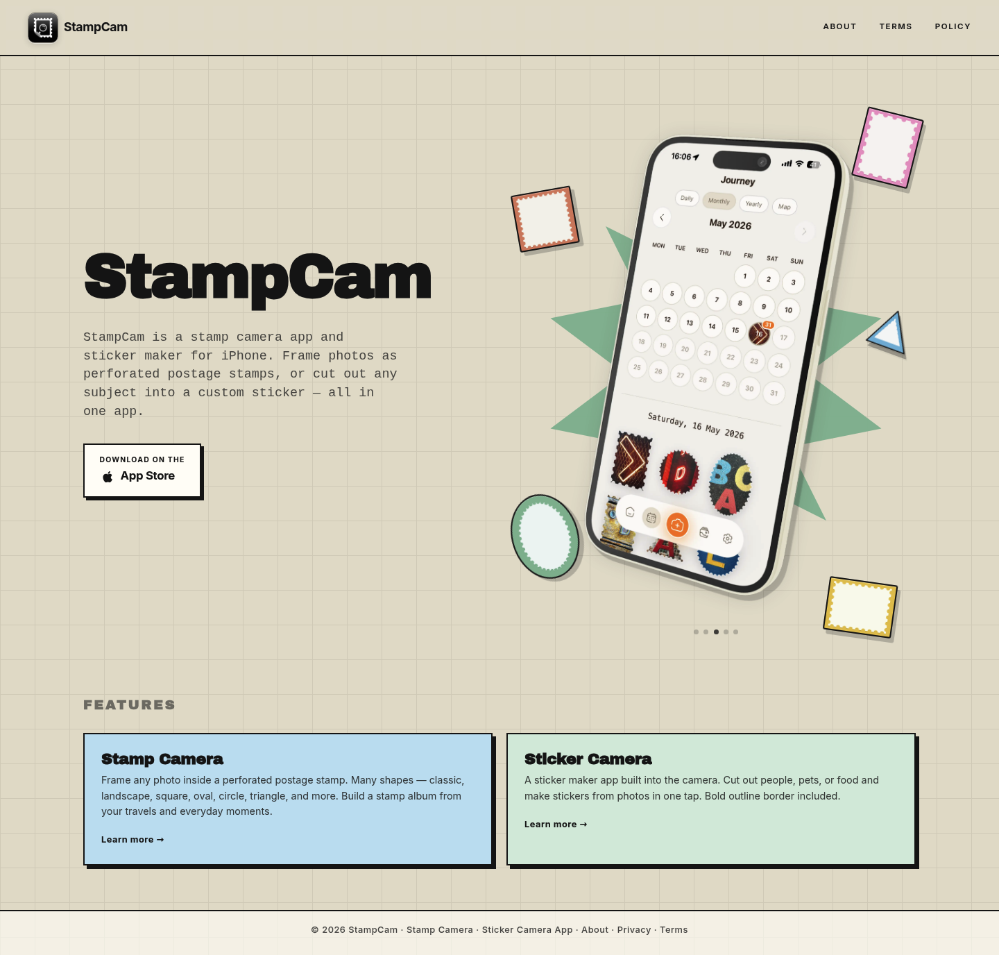 StampCam screenshot