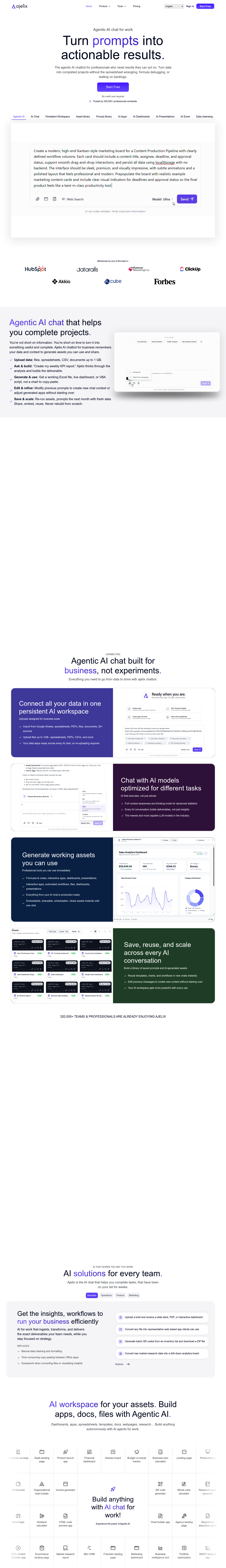 Ajelix AI Agent for Work screenshot