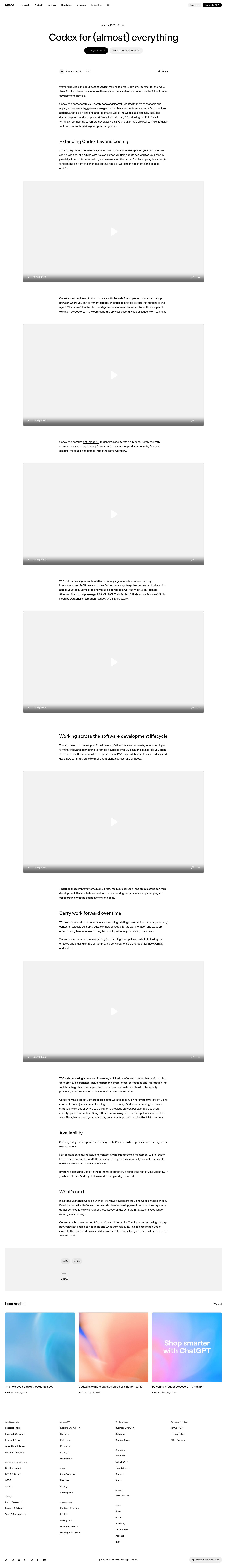 Codex 2.0 screenshot