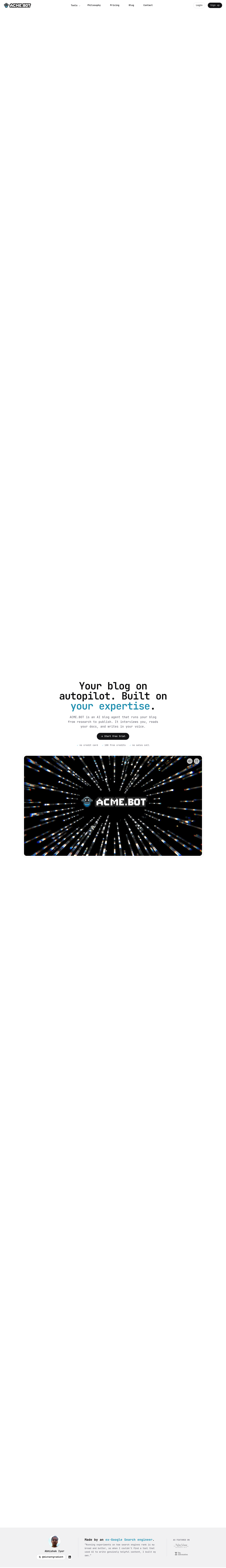 ACME.BOT screenshot