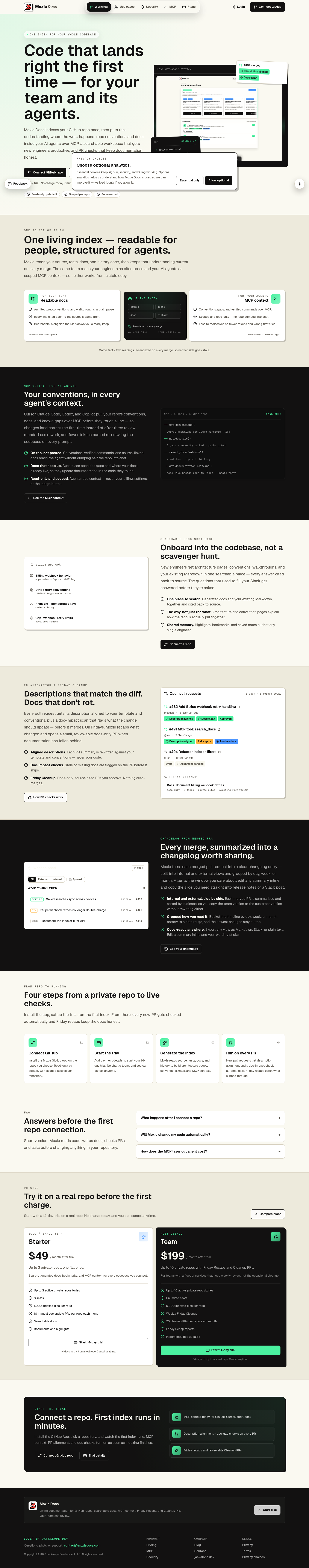 Moxie Docs screenshot