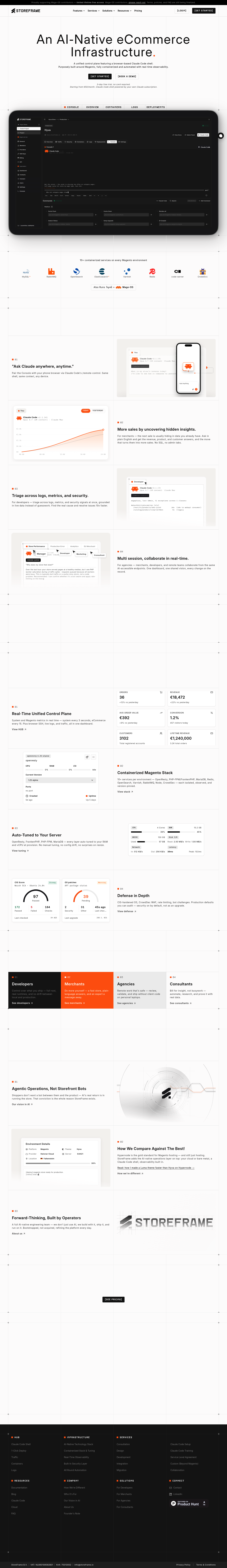 AI‑Native eCommerce Infrastructure screenshot