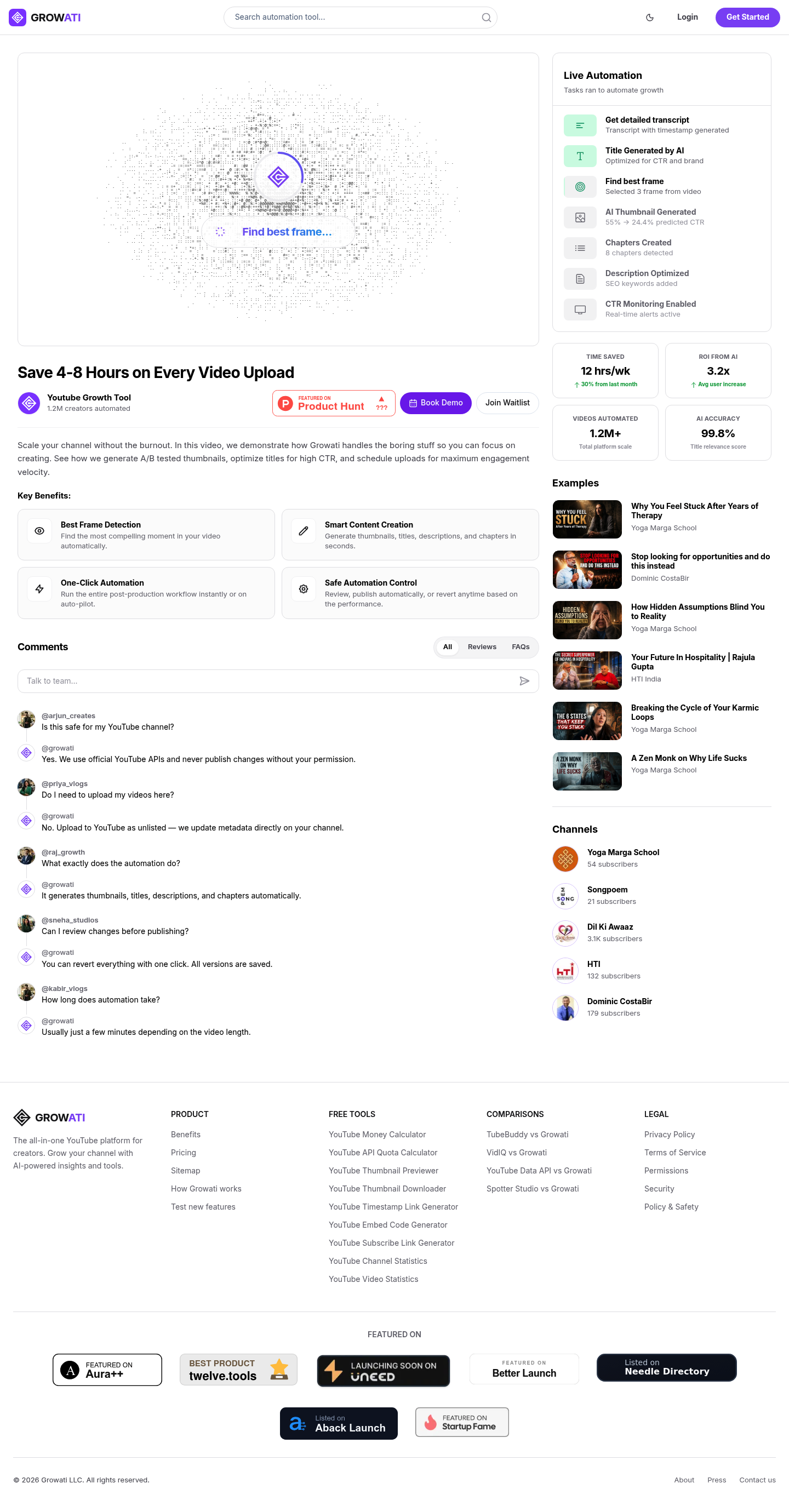 Growati screenshot