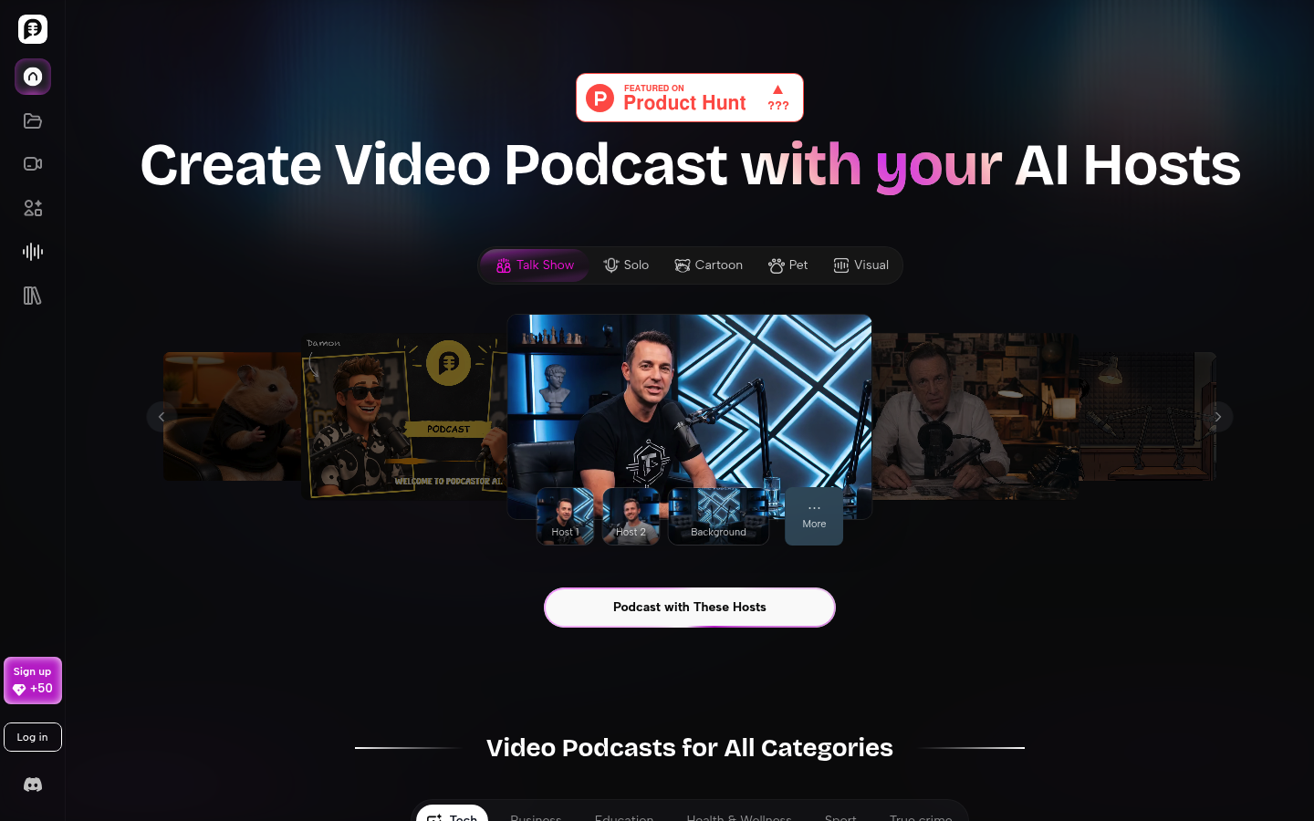 PodcastorAI screenshot