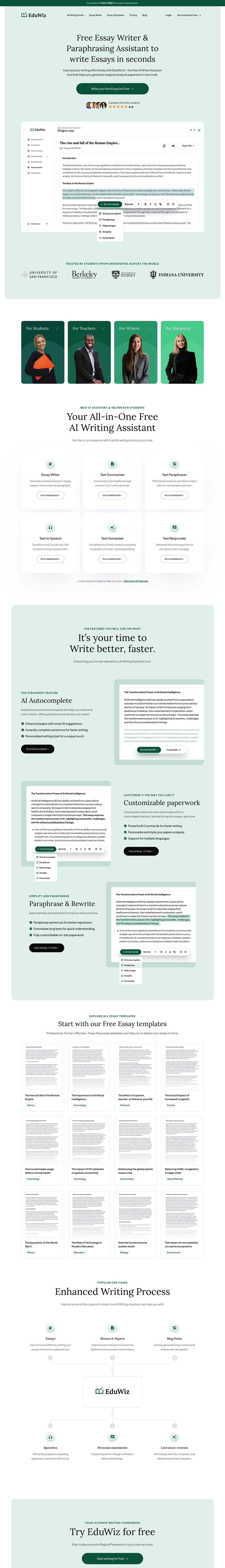 Eduwiz screenshot
