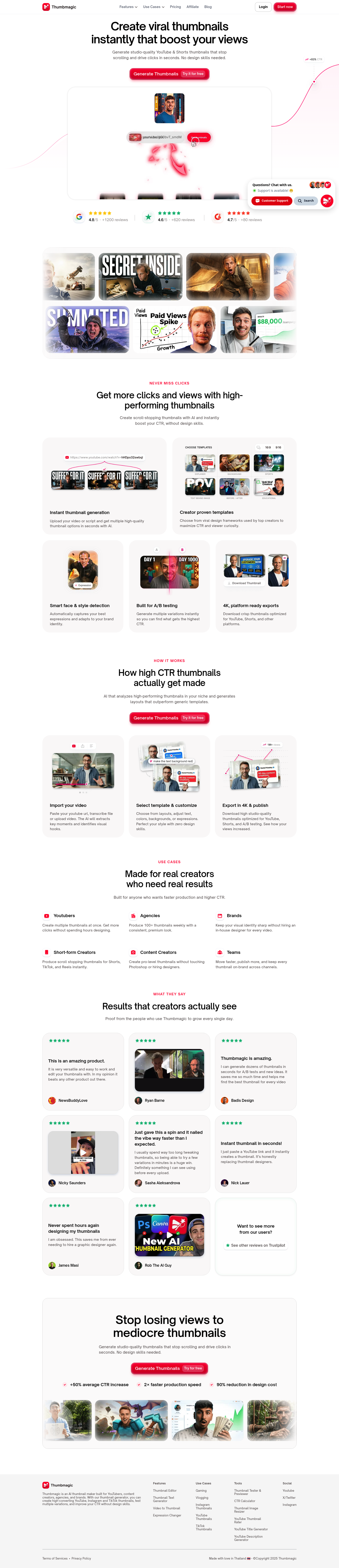 Thumbmagic screenshot