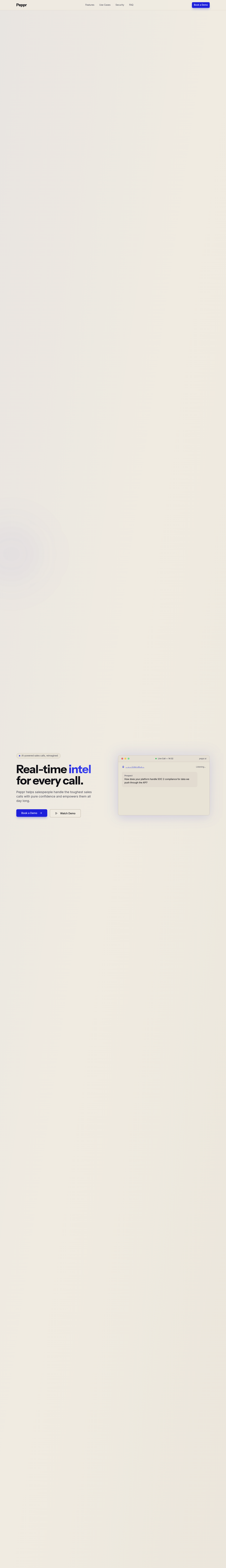 Peppr AI screenshot