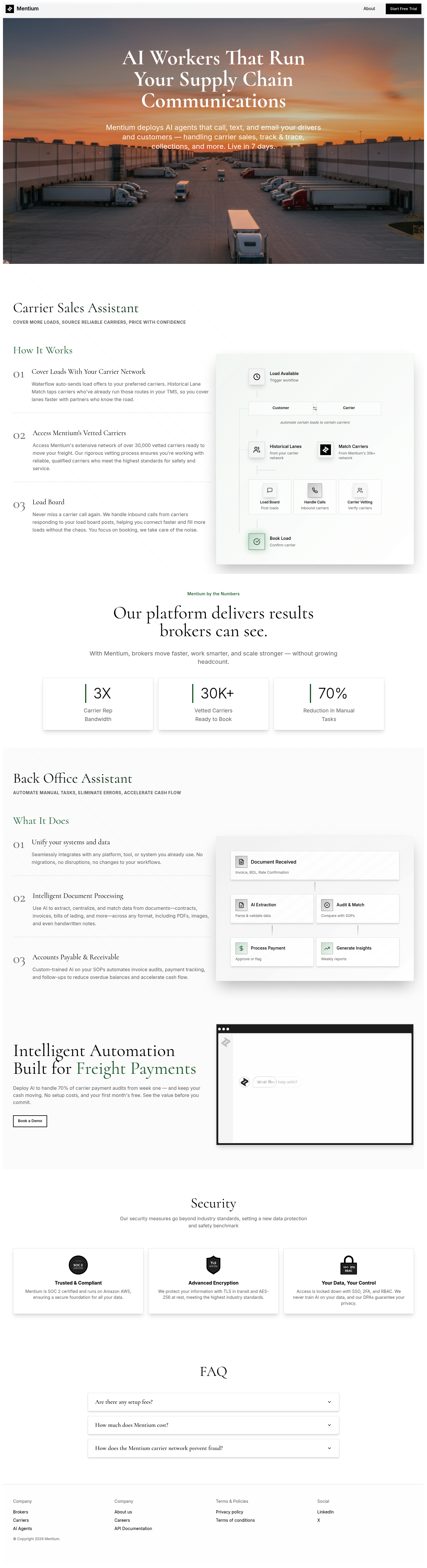 Mentium.io screenshot
