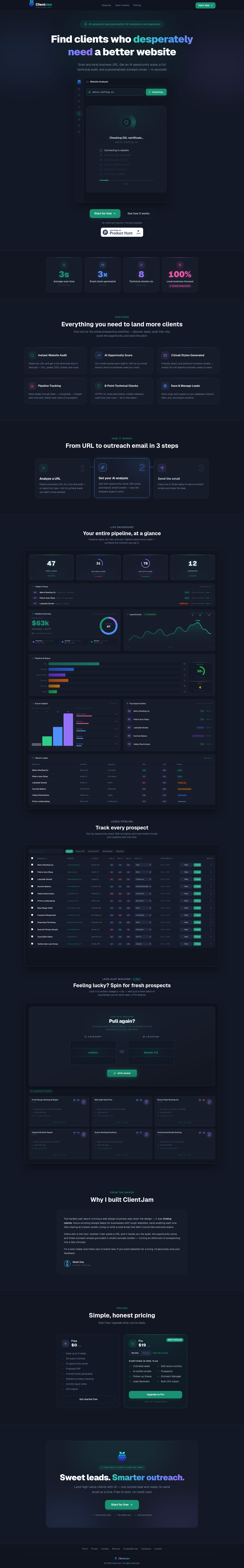 ClientJam screenshot
