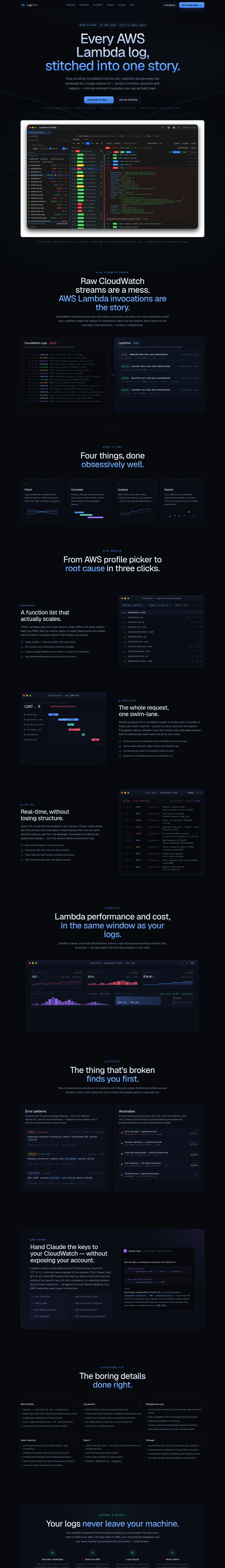 LogStitch screenshot