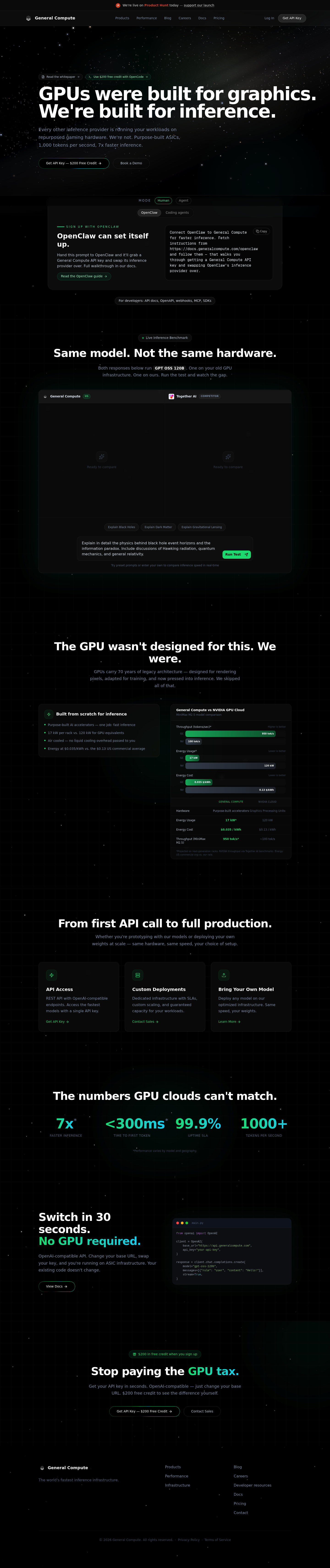 General Compute screenshot