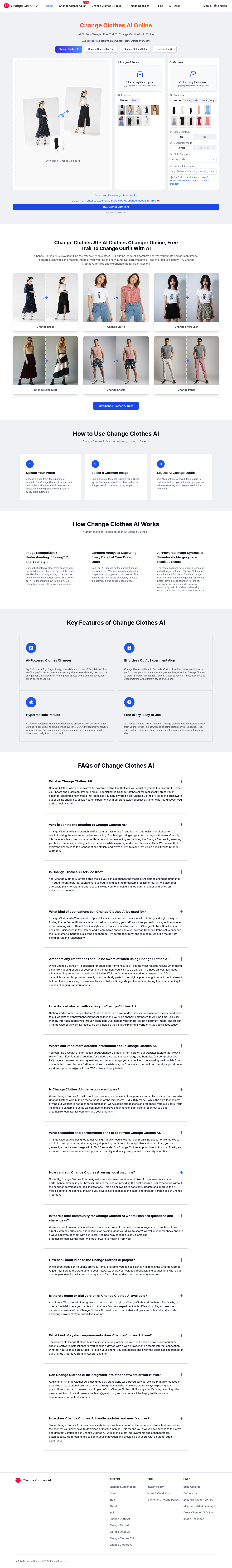 Change Clothes AI screenshot