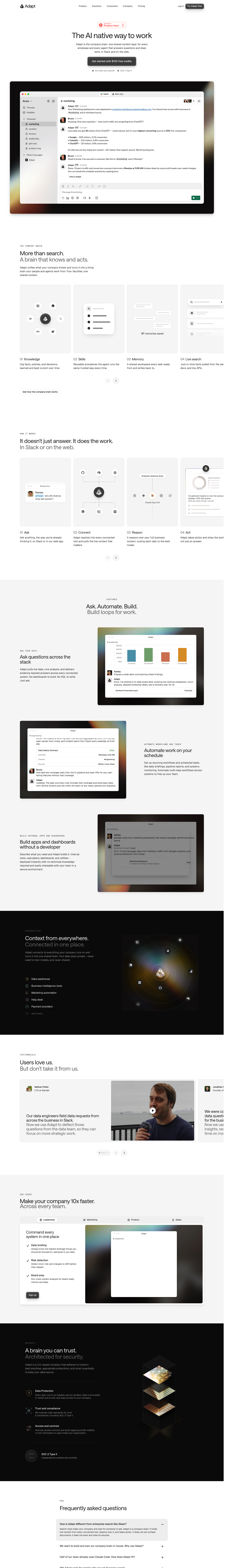 Adapt screenshot