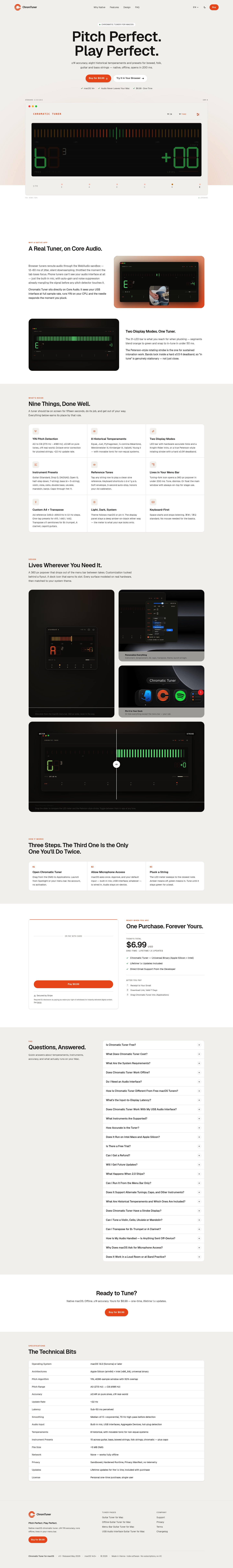 Chromtuner screenshot
