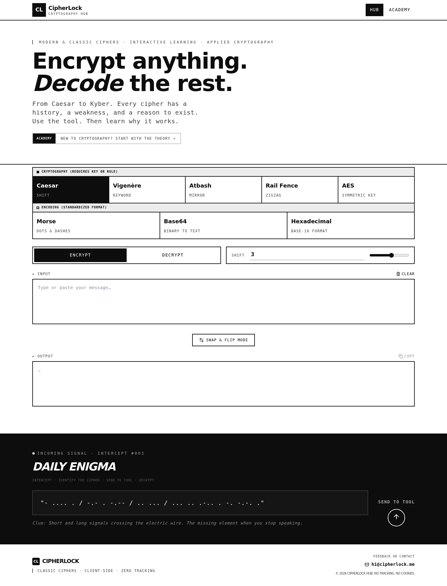 CipherLock screenshot