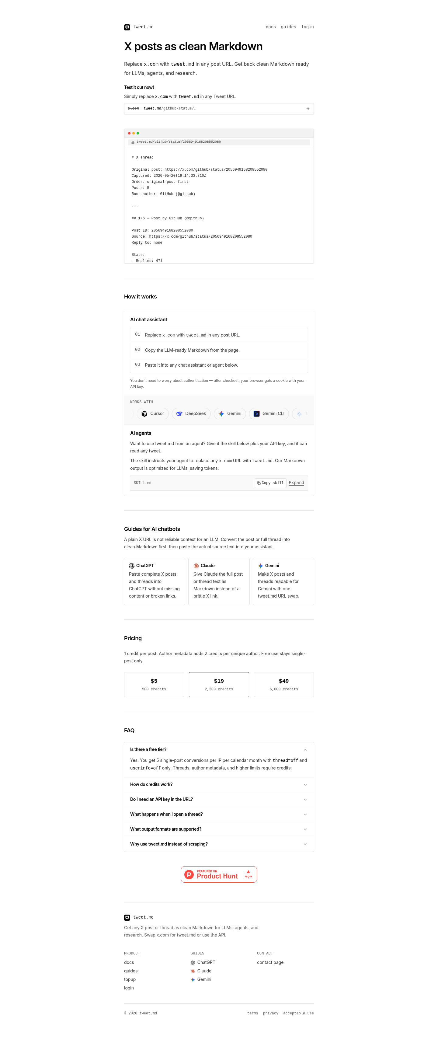 tweet.md screenshot