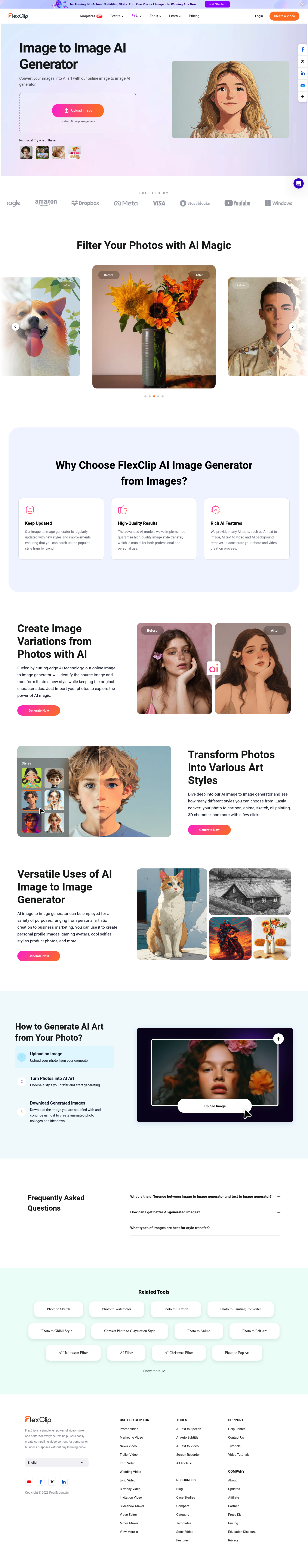 AI Image to Image Generator screenshot