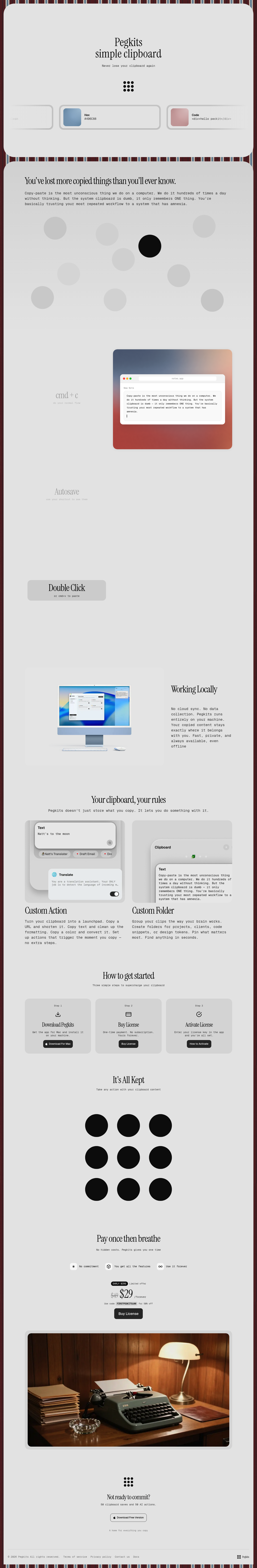 Pegkits screenshot