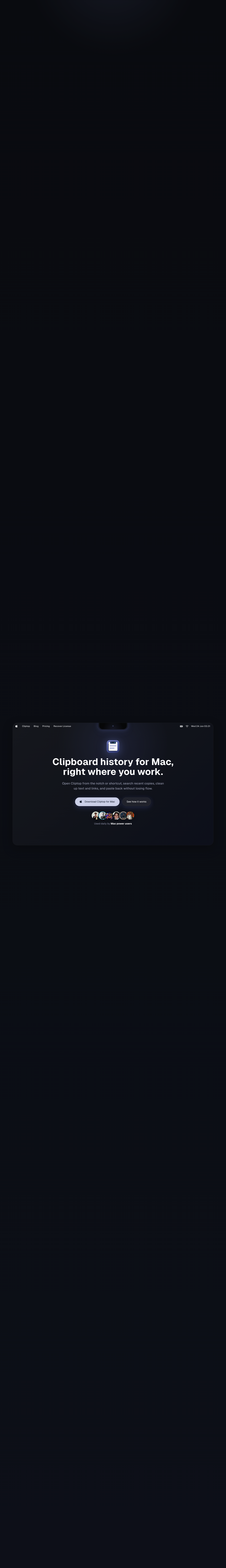 Cliptop screenshot