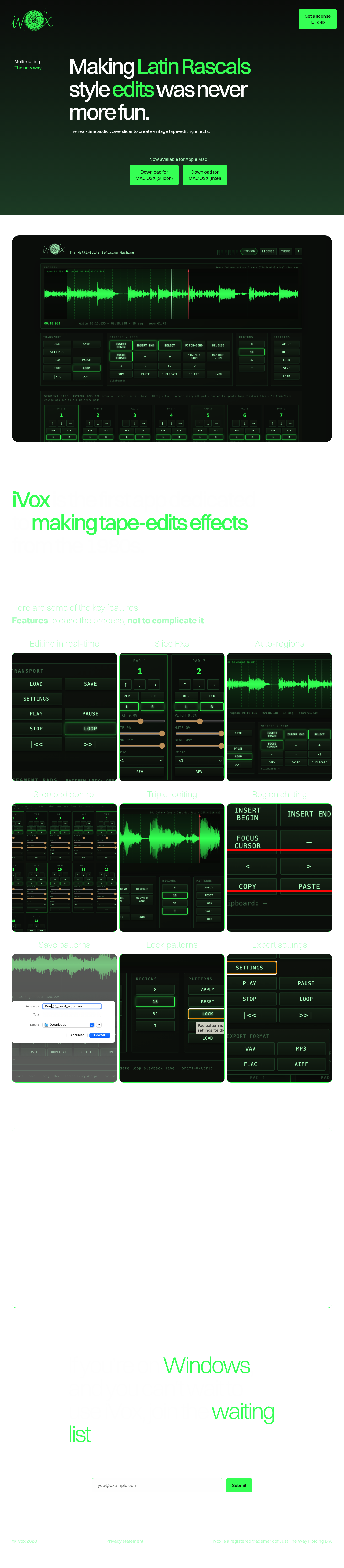 iVox screenshot