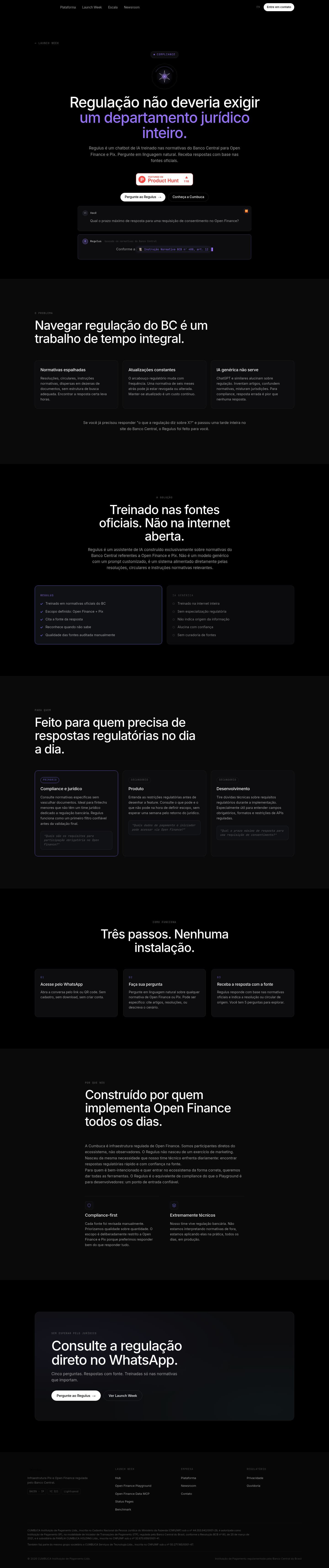 Regulus by Cumbuca screenshot