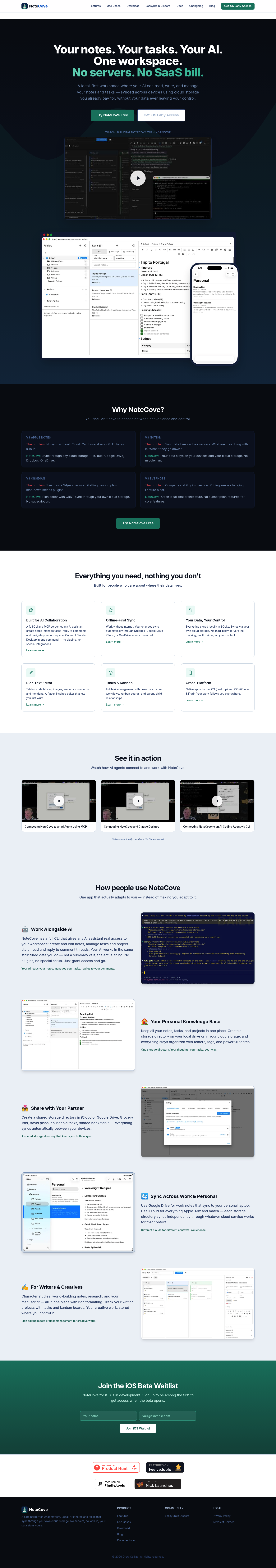 NoteCove screenshot
