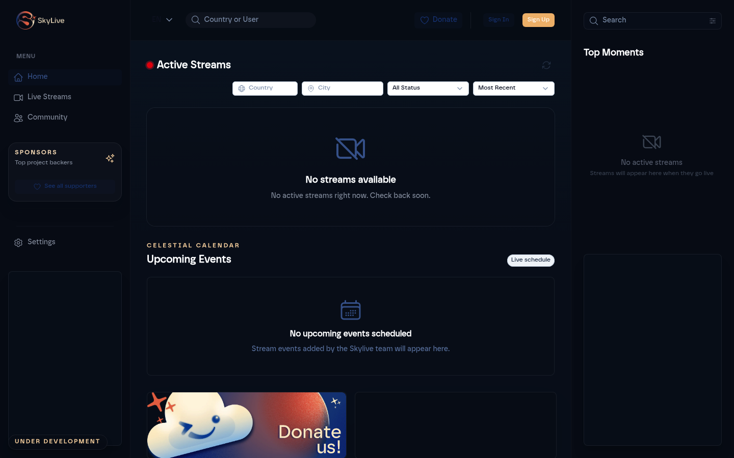 Skylive screenshot