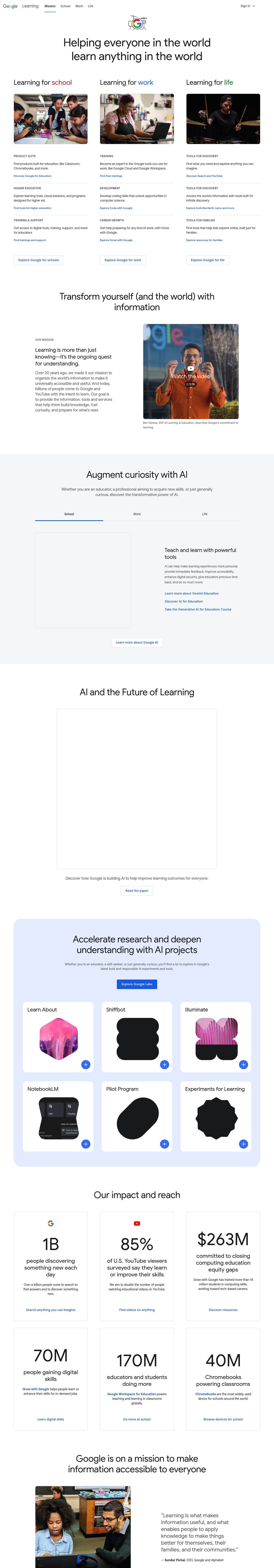 Learning screenshot