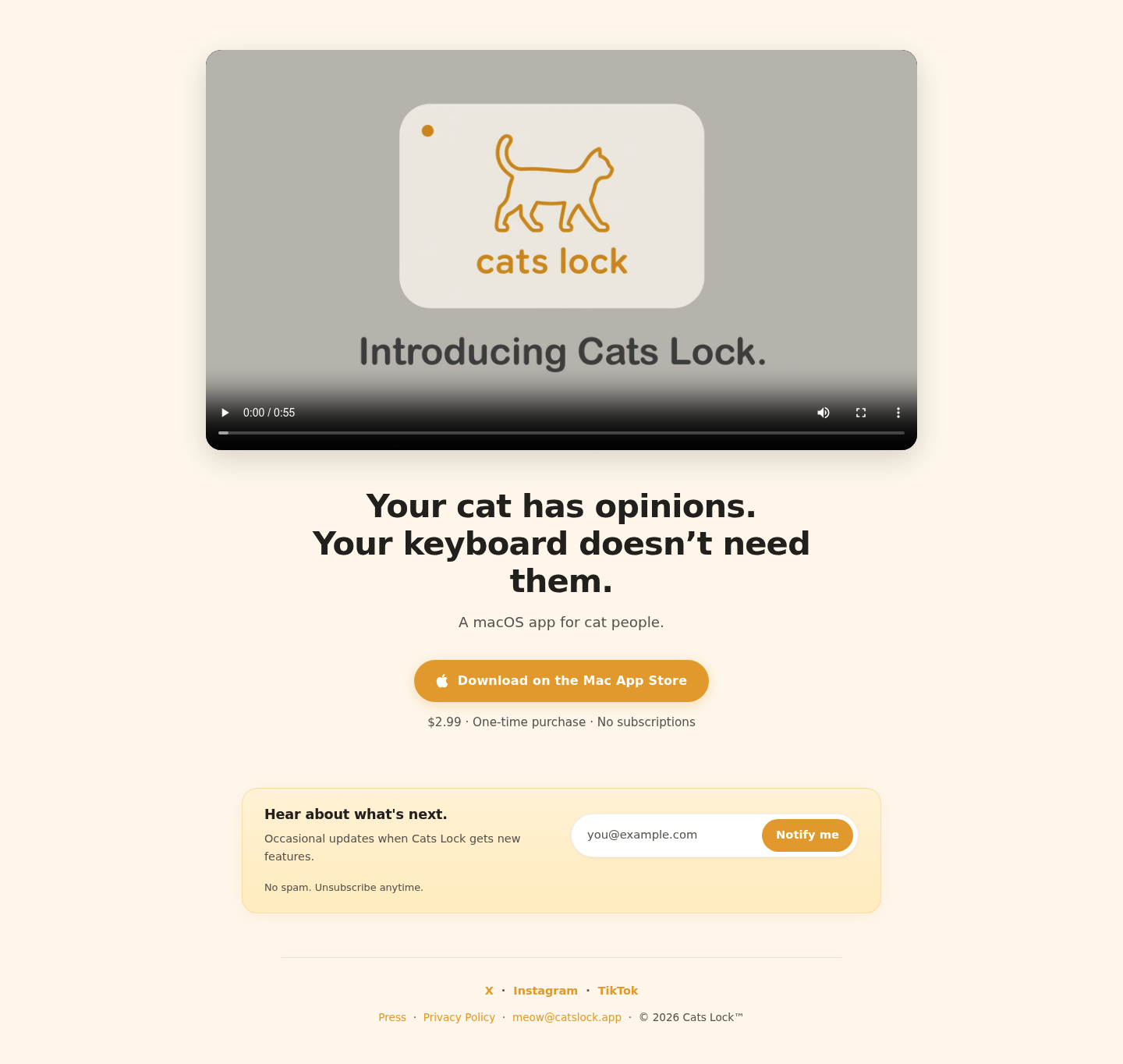 Cats Lock screenshot