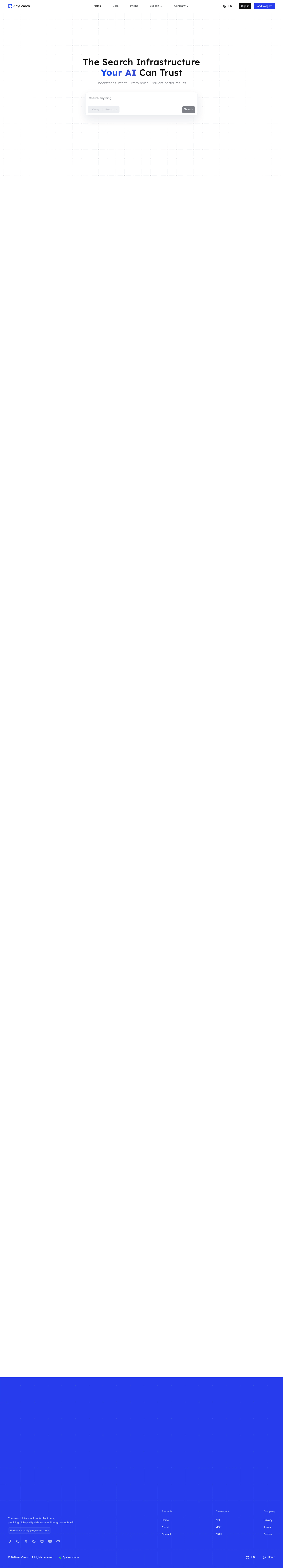 AnySearch screenshot