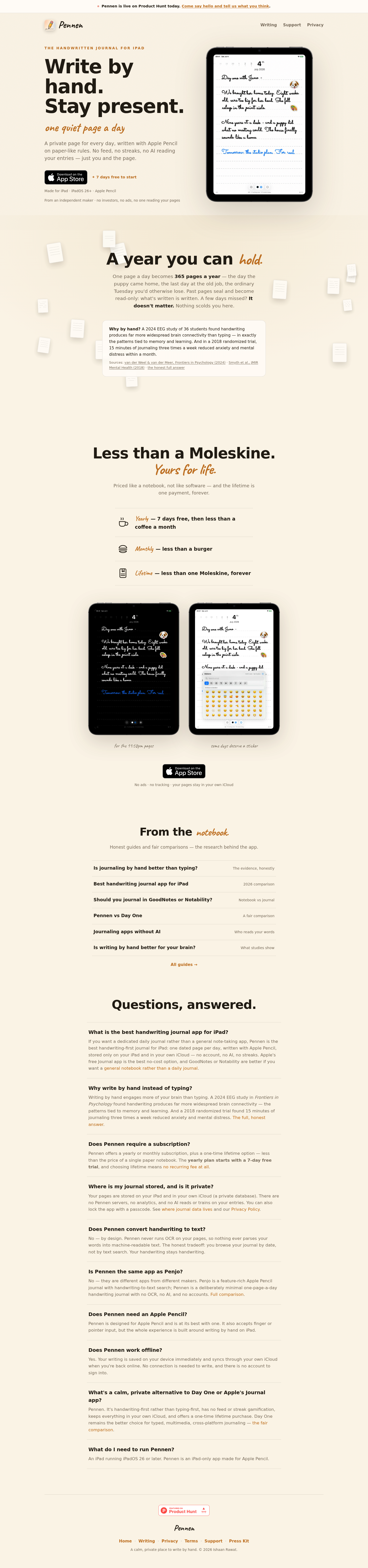 Pennen screenshot