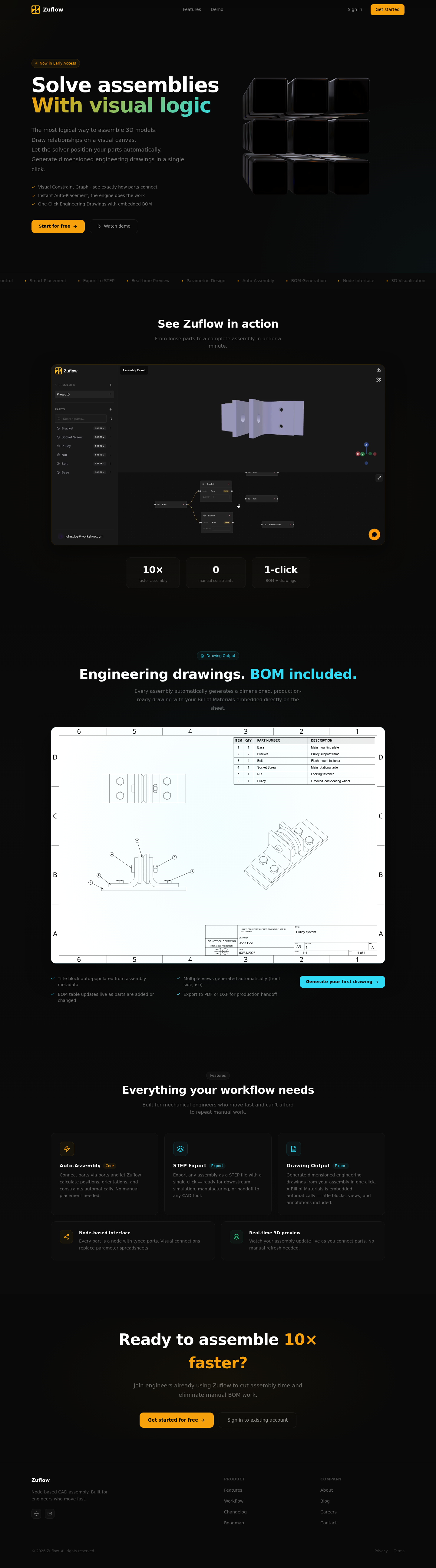 Zuflow screenshot